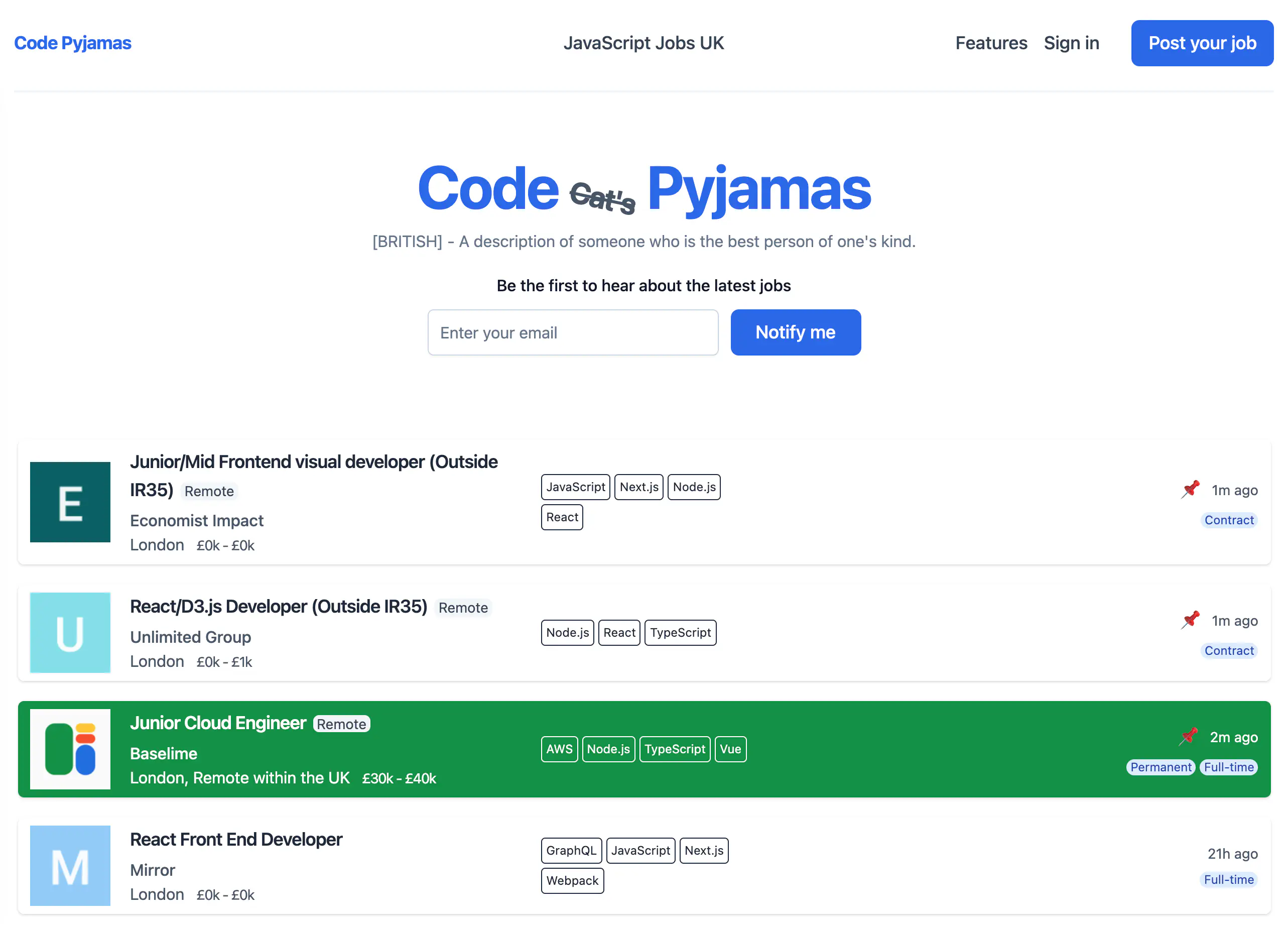 Code Pyhamas home page